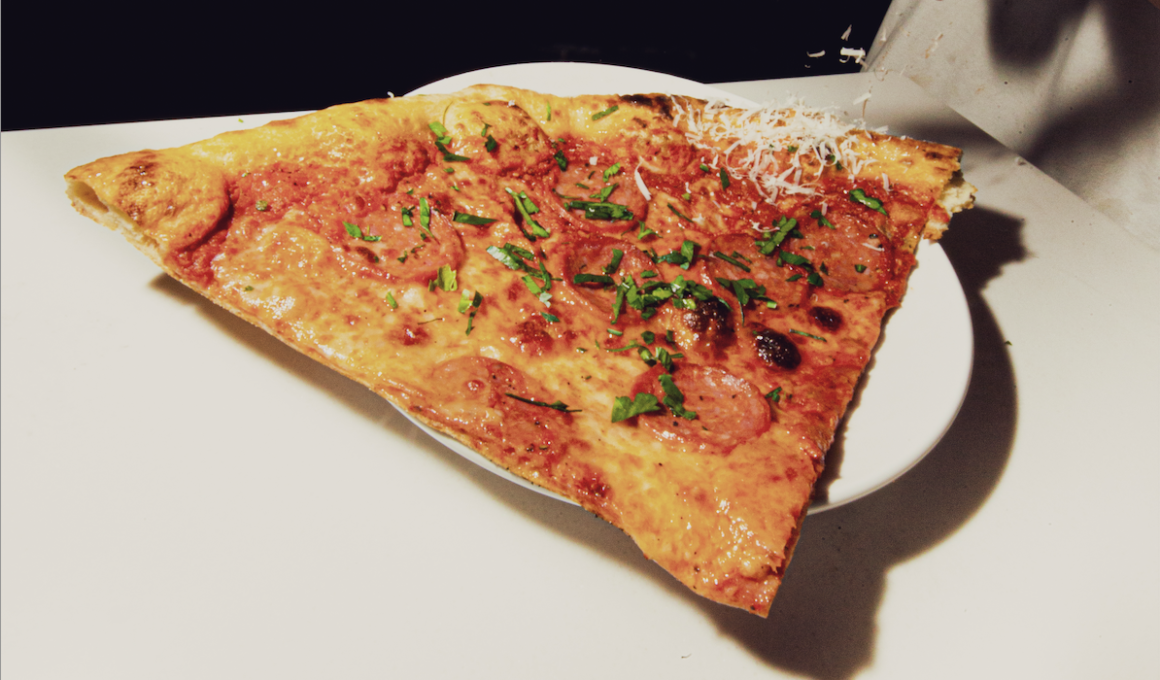 Pizza slice at Civerinos