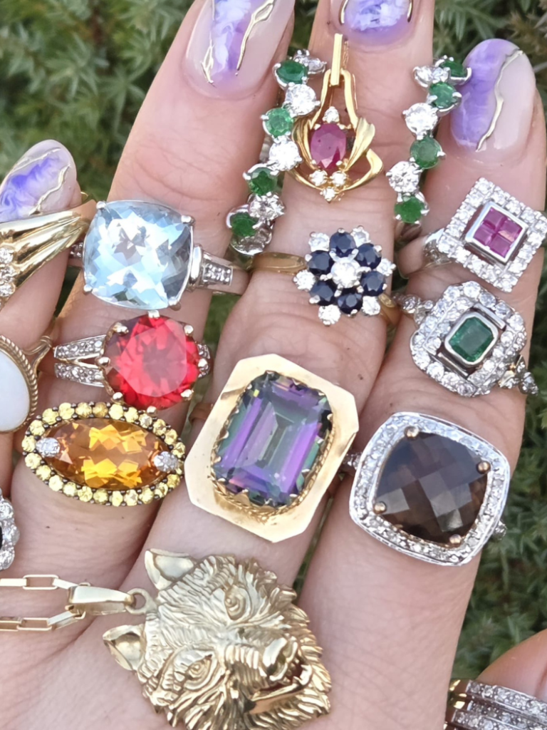 from Edinburgh with love vintage jewellery selection